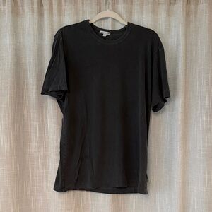 Mens Gray James Perse Tee